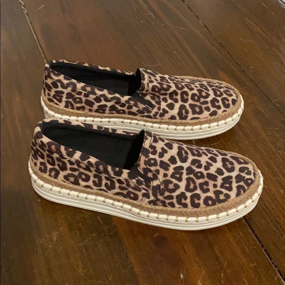 Leopard Slip On Sneakers